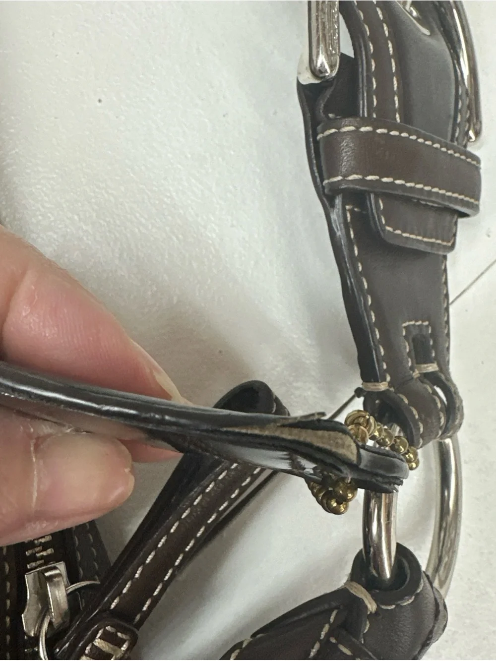 Coach Soho Vintage Hobo Bag Chocolate Brown Leather
